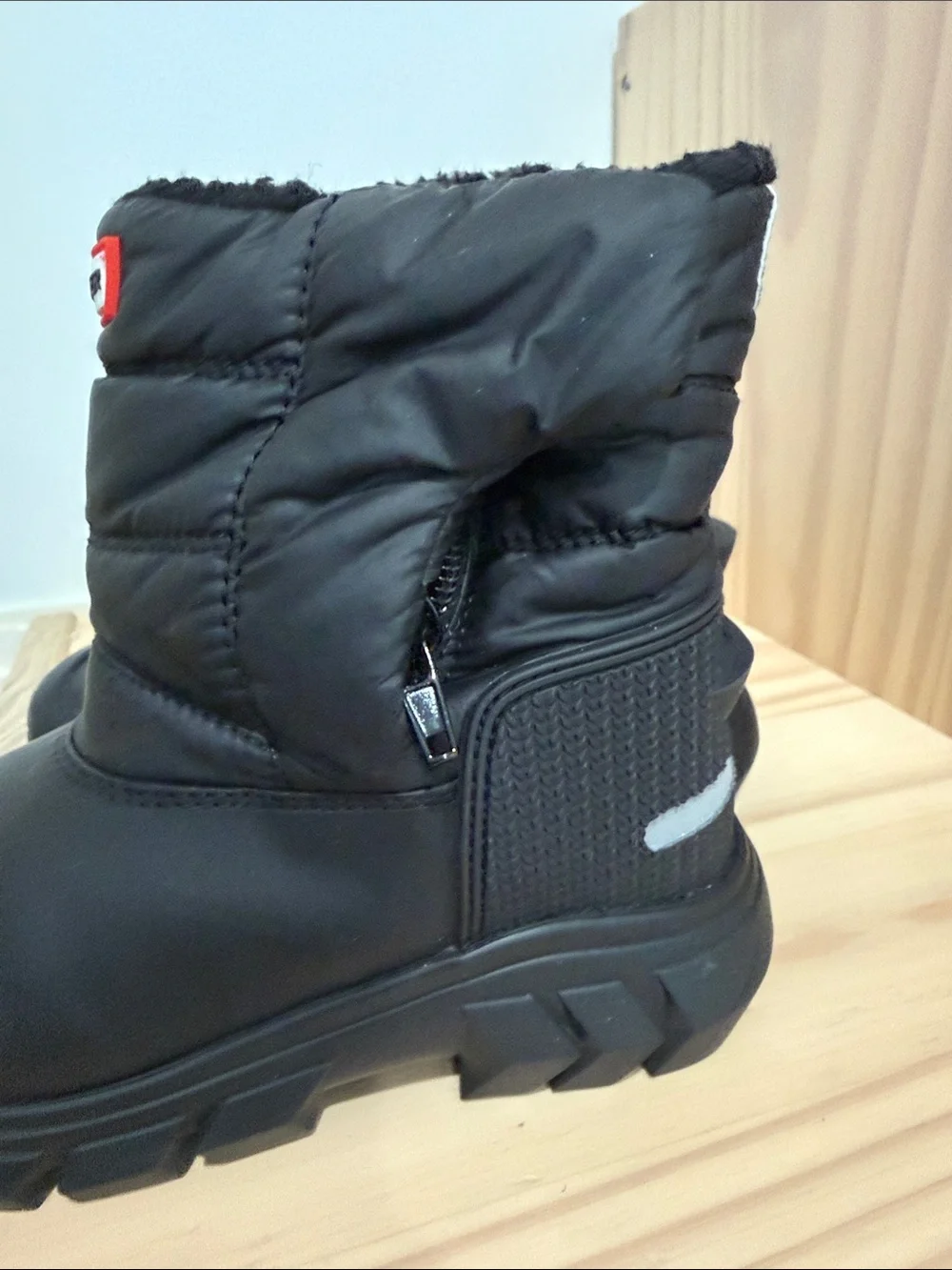 Hunter boots side